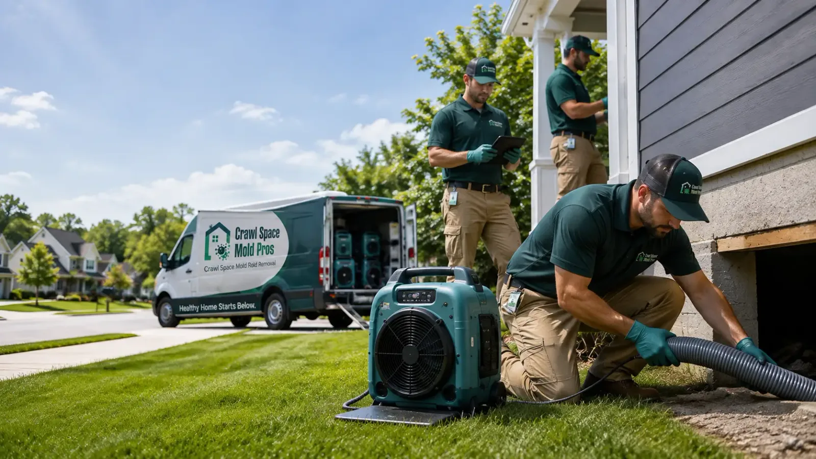Crawl Space Mold Removal in Industry, IL